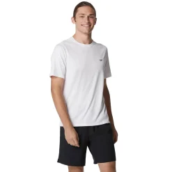 Rashguards-Speedo Graphic Short Sleeve Swim Rashguard Bright White