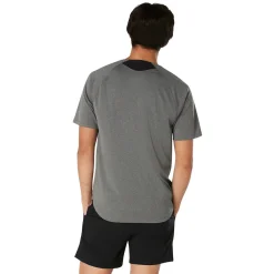 Teamwear|Rashguards-Speedo Short Sleeve Swim Rashguard Smoke Grey