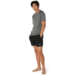 Teamwear|Rashguards-Speedo Short Sleeve Swim Rashguard Smoke Grey
