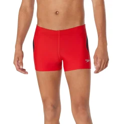 Square Legs-Speedo Splice Beachstar Square Leg Red