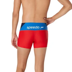 Square Legs-Speedo Splice Beachstar Square Leg Red