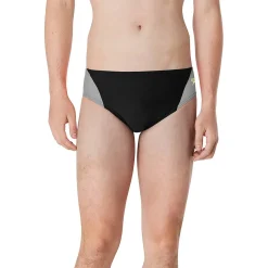 Briefs-Speedo Splice Brief Black
