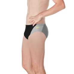 Briefs-Speedo Splice Brief Black