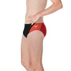 Briefs-Speedo Splice Brief Red