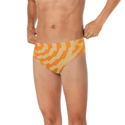 Briefs-Speedo ST Vortex Maze Brief Orange