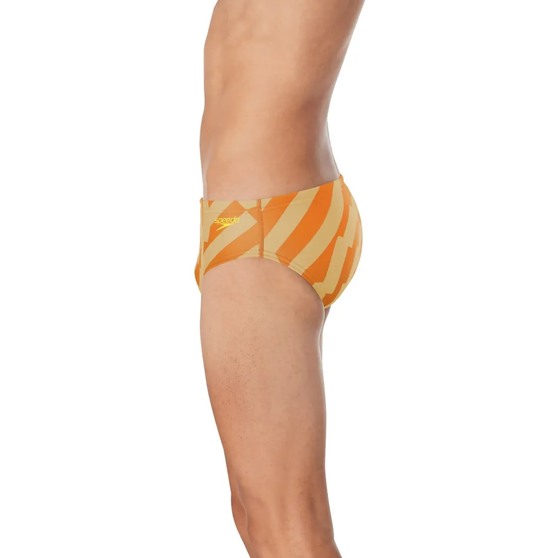 Briefs-Speedo ST Vortex Maze Brief Orange