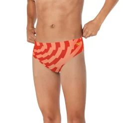 Briefs-Speedo ST Vortex Maze Brief Red