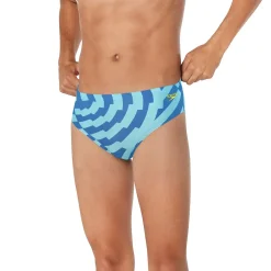Briefs-Speedo ST Vortex Maze Brief Blue