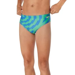 Briefs-Speedo ST Vortex Maze Brief Blue Green