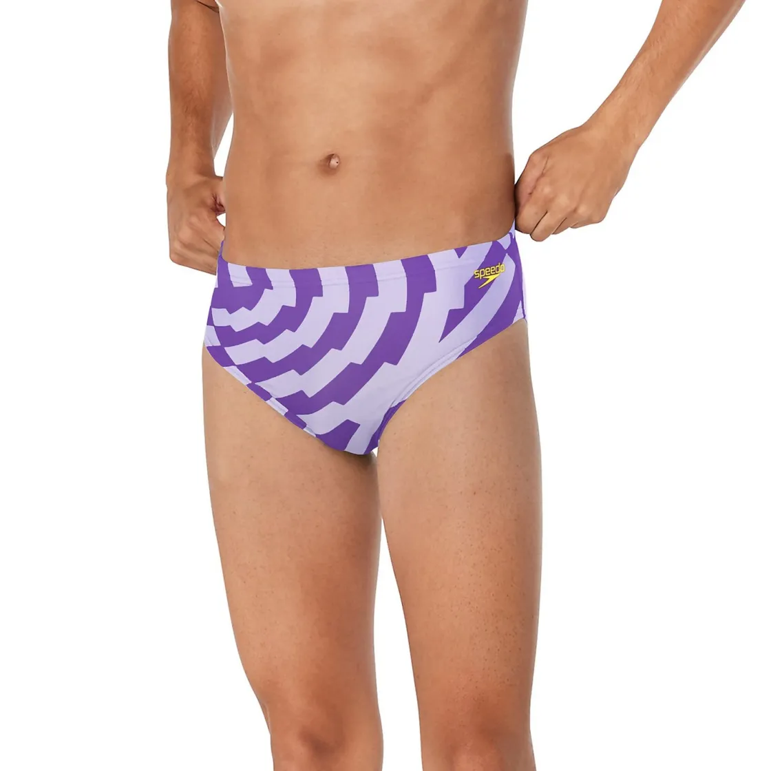 Briefs-Speedo ST Vortex Maze Brief Purple