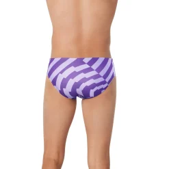 Briefs-Speedo ST Vortex Maze Brief Purple