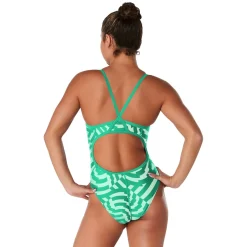 Racing|One Pieces-Speedo ST Vortex Maze Flyback Green