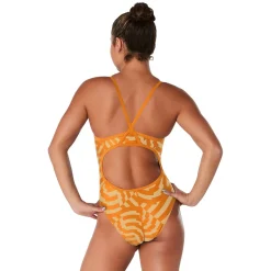 Racing|One Pieces-Speedo ST Vortex Maze Flyback One Piece Orange