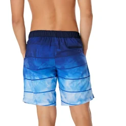 Swim Trunks & Boardshorts-Speedo Strake Tie Dye Bondi Basin Boardshort 20" Turkish Sea Blue