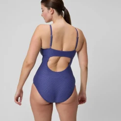 Fitness|Recreation-Speedo Texture Adjustable Thin Strap One Piece