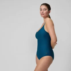 Recreation|One Pieces-Speedo Texture Adjustable Thin Strap One Piece