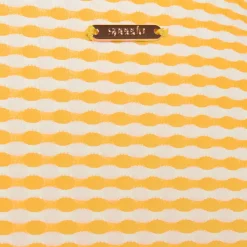 Two Pieces-Speedo Texture Stripe High Waist Bottom Yellow