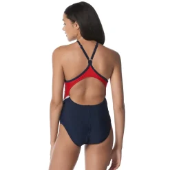 Fitness|One Pieces-Speedo Thin Strap Quantum Fusion One Piece Navy