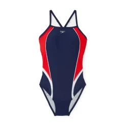 Fitness|One Pieces-Speedo Thin Strap Quantum Fusion One Piece Navy