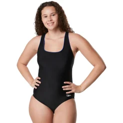 Fitness|One Pieces-Speedo Ultraback One Piece Black Blue