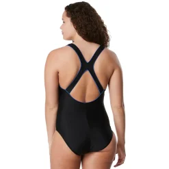 Fitness|One Pieces-Speedo Ultraback One Piece Black Blue