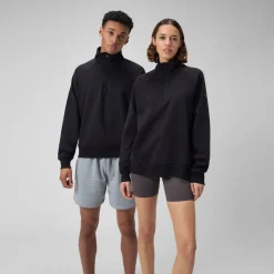 Teamwear-Speedo Unisex 1/4 Zip Fleece Pullover Pitch Black