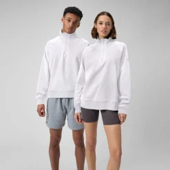 Teamwear-Speedo Unisex 1/4 Zip Fleece Pullover Snow White