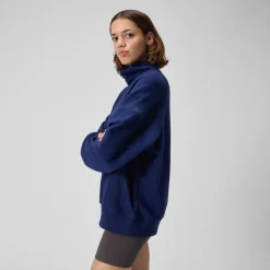 Teamwear-Speedo Unisex 1/4 Zip Fleece Pullover Oxford Navy Blue
