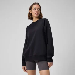 Teamwear-Speedo Unisex Fleece Crew Charcoal Black
