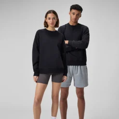 Teamwear-Speedo Unisex Fleece Crew Charcoal Black