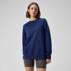 Teamwear-Speedo Unisex Fleece Crew Oxford Navy Blue