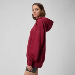 Teamwear|Teamwear-Speedo Unisex Fleece Hoodie Burgundy