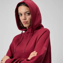 Teamwear|Teamwear-Speedo Unisex Fleece Hoodie Burgundy