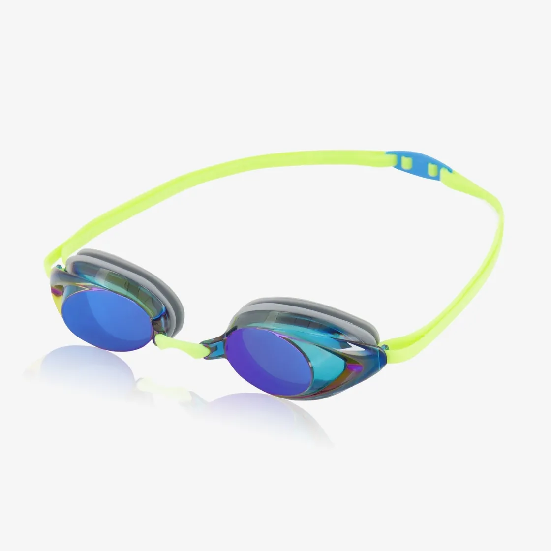 Racing-Speedo Vanquisher 2.0 Mirrored Goggle Lime Green