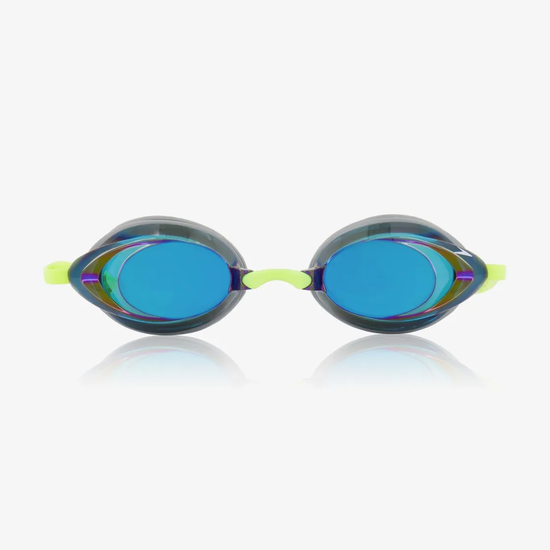 Racing-Speedo Vanquisher 2.0 Mirrored Goggle Lime Green