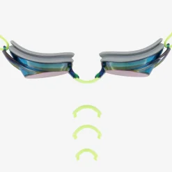 Racing-Speedo Vanquisher 2.0 Mirrored Goggle Lime Green