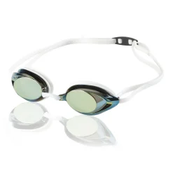Racing-Speedo Vanquisher 2.0 Mirrored Goggle Gold White