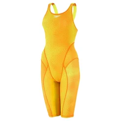 Tech Suits-Speedo Vanquisher Kneeskin Printed Hyper Orange