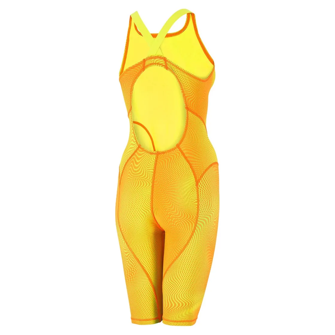 Tech Suits-Speedo Vanquisher Kneeskin Printed Hyper Orange