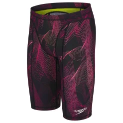 Tech Suits-Speedo Vanquisher Printed Jammer Magenta