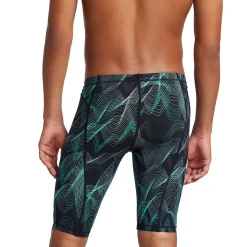 Tech Suits-Speedo Vanquisher Printed Jammer Aqua