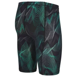 Tech Suits-Speedo Vanquisher Printed Jammer Aqua