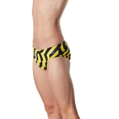 Briefs-Speedo Vortex Maze Brief Speedo Yellow