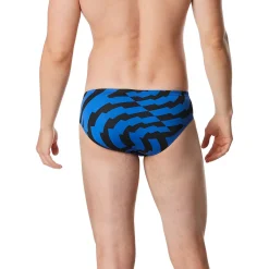 Briefs-Speedo Vortex Maze Brief Speedo Blue