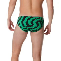 Briefs-Speedo Vortex Maze Brief Speedo Green