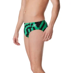 Briefs-Speedo Vortex Maze Brief Speedo Green