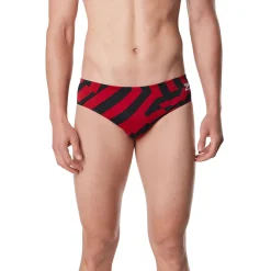 Briefs-Speedo Vortex Maze Brief Speedo Maroon