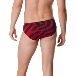 Briefs-Speedo Vortex Maze Brief Speedo Maroon