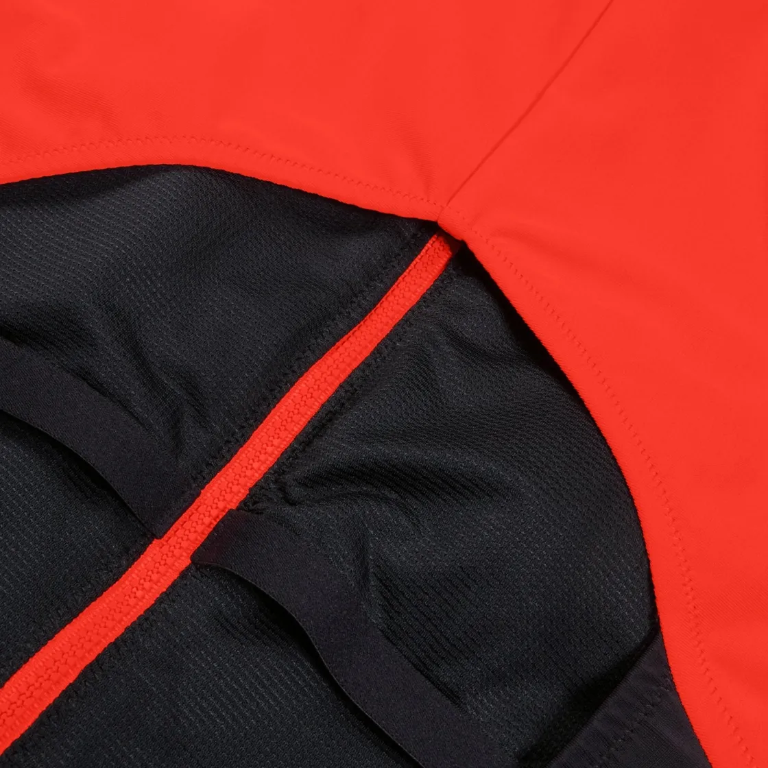 Fitness|One Pieces-Speedo Women's Colourblock Long Sleeve Zip Swimsuit Black Orange Blue