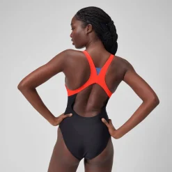 Fitness|One Pieces-Speedo Women's Colourblock Zip Swimsuit